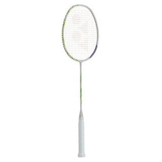 Yonex Badminton Racket Astrox 100 Game VA - Viktor Axelsen - (head-heavy, medium) 2025 light grey/green - strung -